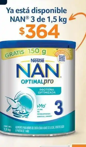 Chedraui Leche infantil nan optimal pro 3 1,5kg oferta
