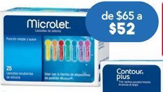 Farmacia San Pablo Microlet lancetas 25 piezas oferta