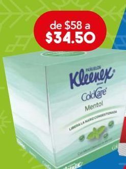 Farmacia San Pablo Kleenex pañuelos faciales cold care mentol oferta