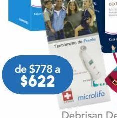 Farmacia San Pablo Microlife termómetro 3s frontal 1 pieza oferta
