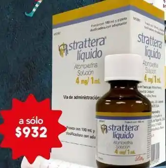 Farmacia San Pablo Strattera líquido 4mg 100ml oferta
