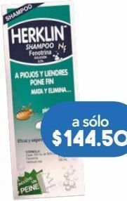 Farmacia San Pablo Herklin shampoo 120 ml oferta
