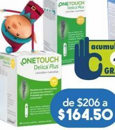 Farmacia San Pablo One touch delica plus lancetas estériles 100 pieza oferta