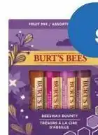 Burt's bees bálsamo labial humectante con cera de abeja mix de frutas 4 piezas