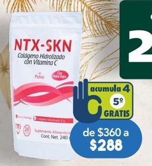 Farmacia San Pablo Nartex ntx-skn colágeno hidrolizado con vitamína c y frutos rojos oferta