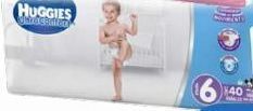 Huggies ultraconfort pañales para niño etapa 6 40 piezas