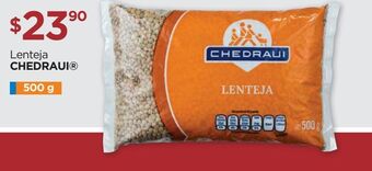 Lenteja chedraui 500g