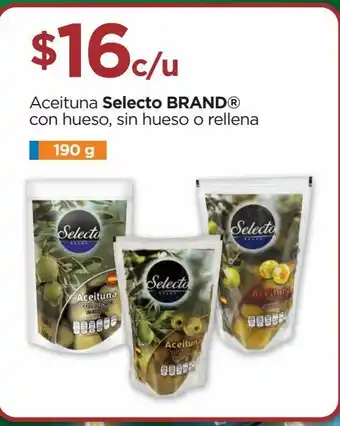 Chedraui Aceitunas selecto brand 190g oferta