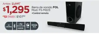 Chedraui Barra de sonido fol oferta