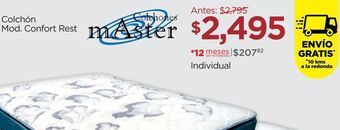 Chedraui Colchón individual oferta