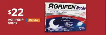 Agrifen noche 10 tabs