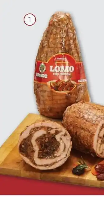 Lomo de cerdo relleno de ciruela norson