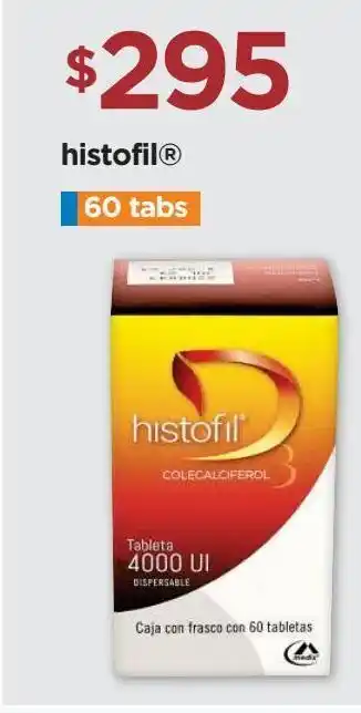 Chedraui Histofil 60 tabs oferta