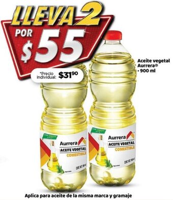 Bodega Aurrerá Aceite Vegetal Aurrera 900ml oferta