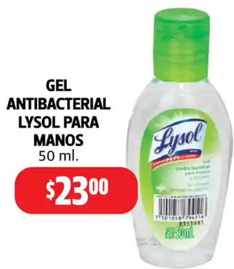 Farmacias Guadalajara Gel Antibacterial Lysol Para Manos 50ml oferta