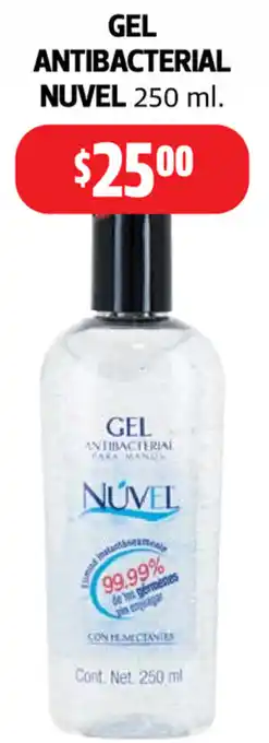 Farmacias Guadalajara Gel Antibacterial Nuvel 250ml oferta