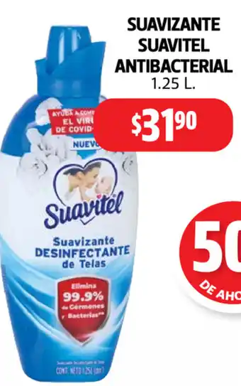 Farmacias Guadalajara Suavizante Suavitel Antibacterial 1.25 L oferta