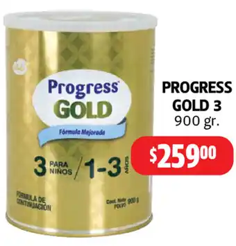 Farmacias Guadalajara Progress Gold 3 900gr. oferta