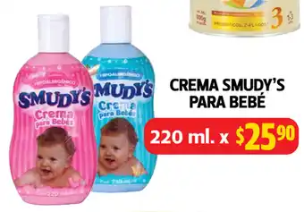 Farmacias Guadalajara Crema Smudy's Para Bebé 220ml oferta
