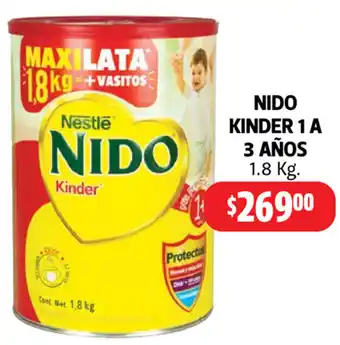 Farmacias Guadalajara Nido Kinder 1 A 3 Años 1.8kg oferta