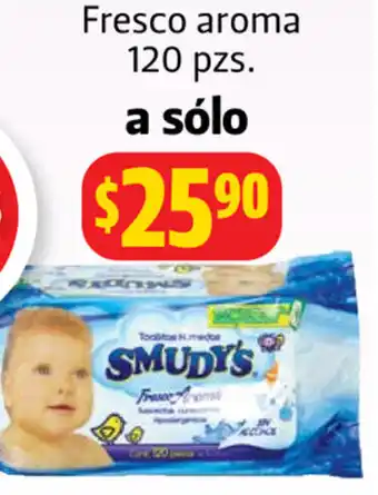 Farmacias Guadalajara Fresco Aroma 120 pzs. oferta