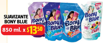 Farmacias Guadalajara Suavizante Bony Blue 850ml oferta