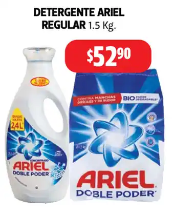 Farmacias Guadalajara Detergent Ariel Regular 1.5 kg oferta