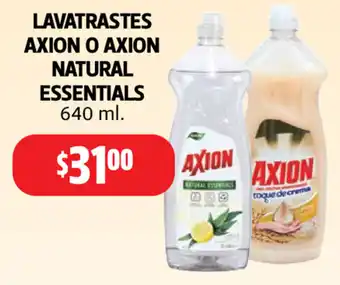 Farmacias Guadalajara Lavatrastes Axion O Axion Natural Essentials 640 ml oferta