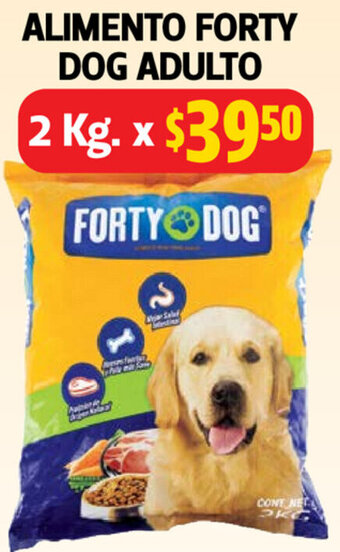 Farmacias Guadalajara Alimento Forty Dog Adulto 2kg oferta