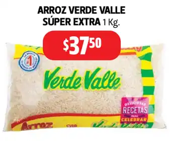 Farmacias Guadalajara Arroz Verde Valle Súper Extra 1kg oferta