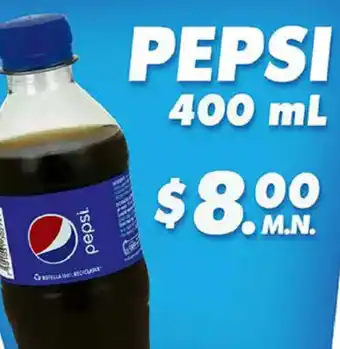 Farmacias Guadalajara Pepsi 400 ml oferta