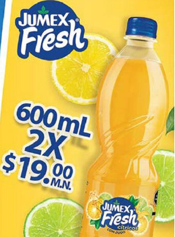 Farmacias Guadalajara Jumex Fresh 600ml oferta