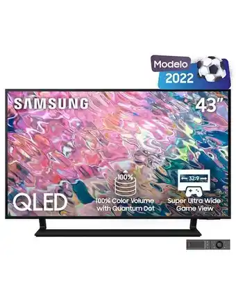 Liverpool Pantalla samsung qled smart tv de 43 pulgadas 4 k qn43q65bafxzx con tizen oferta