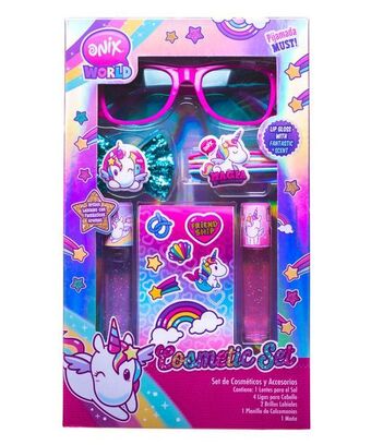Kit de cosmeticos + lentes