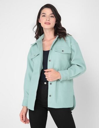 Liverpool Abrigo petite studio con bolsillos para mujer oferta