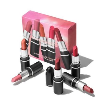 MAC Cosmetics Lush lipwear mini mac lipstick x5 kit oferta