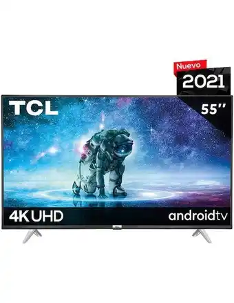 Liverpool Pantalla tcl led smart tv de 55 pulgadas 4k/ultra hd con android tv oferta