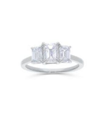 Joyerías Bizzarro Anillo de oro blanco 14k con 200pts de diamante (si) (e-f) oferta