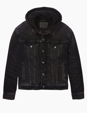 Liverpool Chamarra american eagle de mezclilla con bolsillos para hombre oferta