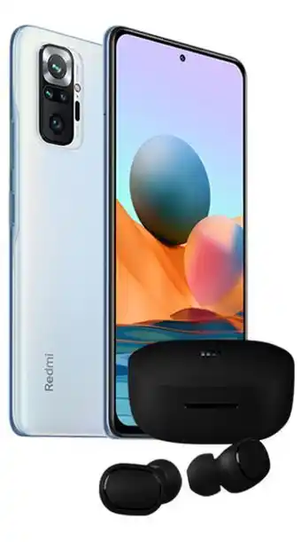 AT&T Redmi note 10s bndl mtw earphones 2 b oferta
