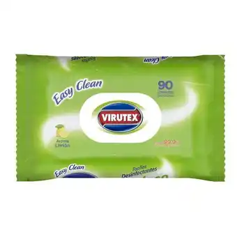 Toallas desinfectantes virutex® easy clean, 90 piezas