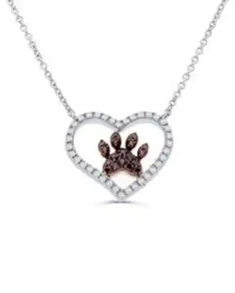 Joyerías Bizzarro Gargantilla de oro blanco 14k con 14pts de diamantes blancos y negros (vs1-vs2) (g-h) oferta