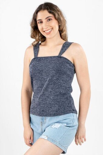 Santory Blusa lisa de tirantes oferta