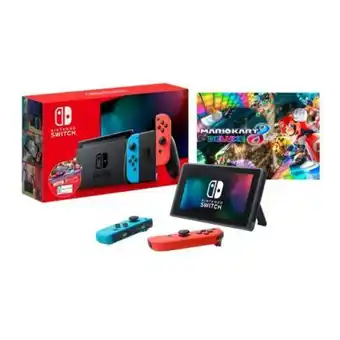 Sam's Club Consola nintendo switch w/neon blue & neon red joy-con + mario kart 8 deluxe descargable oferta