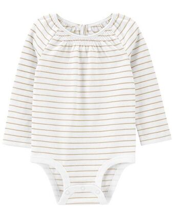 Carter's Pañalero de manga larga con cuello corrugado oshkosh b'gosh oferta