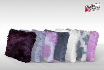 Cojín decorativo peluche varios colores