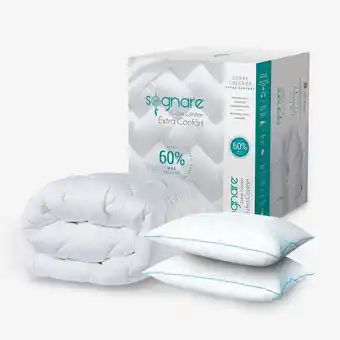 Cubre colchón sognare® extra confort matrimonial + 2 almohadas