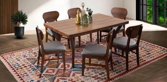 Muebles Dico Comedor oleg nogal oferta