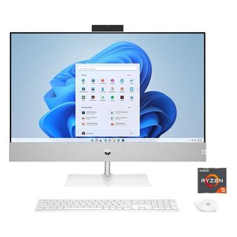 Ofix Computadora all in one hp 27-ca0000la, ryzen 5-5500u, 8gb ram, 512gb ssd m.2, 27" fhd, win11home 58q84la oferta