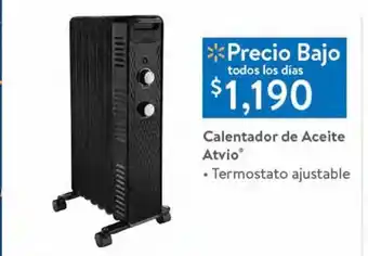 Walmart Calentador de aceite atvio oferta